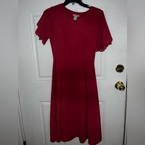 H&M cute Red Orange Dress